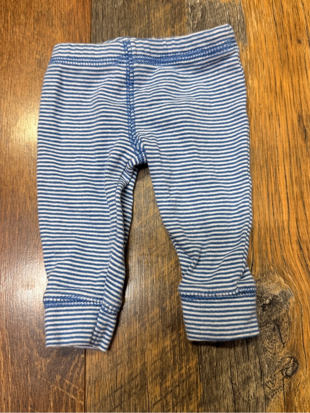 Carter's Blue and White Striped Baby Leggings